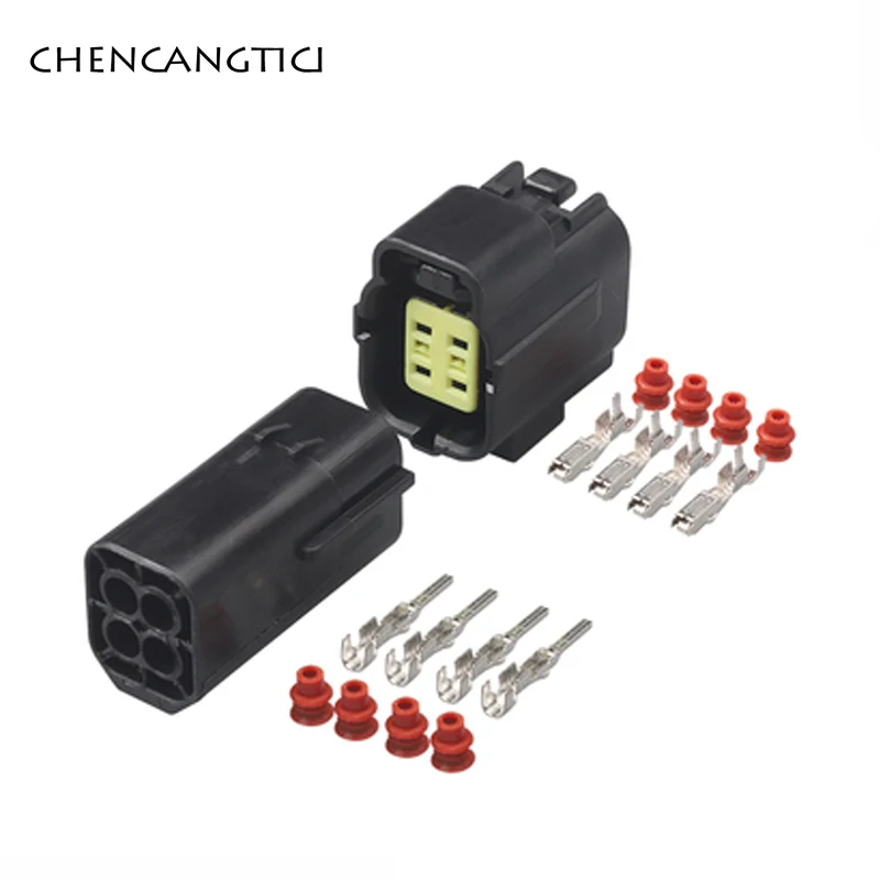 

4 Pin 174259-2 Female Male Auto Electrical Plug Waterproof Denso Connector for MAZDA 626 98-00 Oxygen Sensor