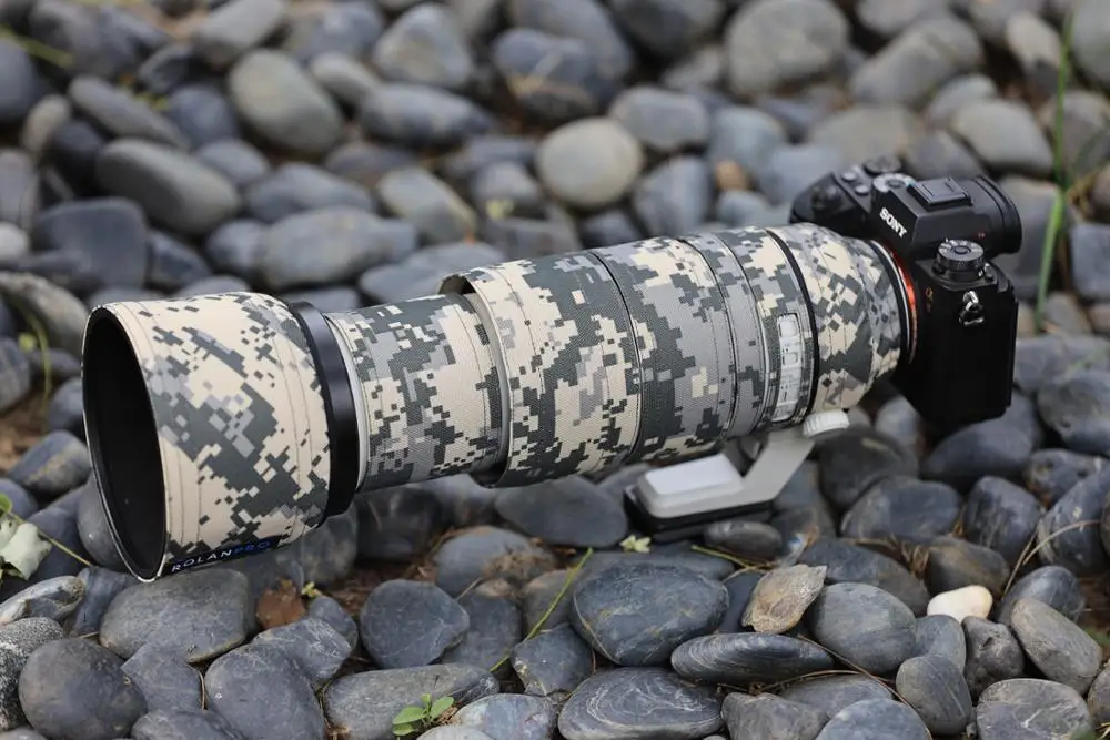 

2021 New Color Waterproof ROLANPRO Lens Coat for Sony FE 100-400mm f4.5-5.6 GM OSS Lens Protective Case Guns