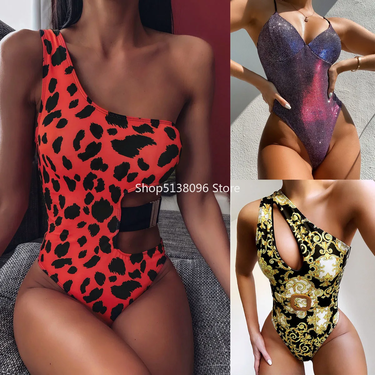 Женский слитный купальник с высокой талией купальный костюм V образным вырезом и