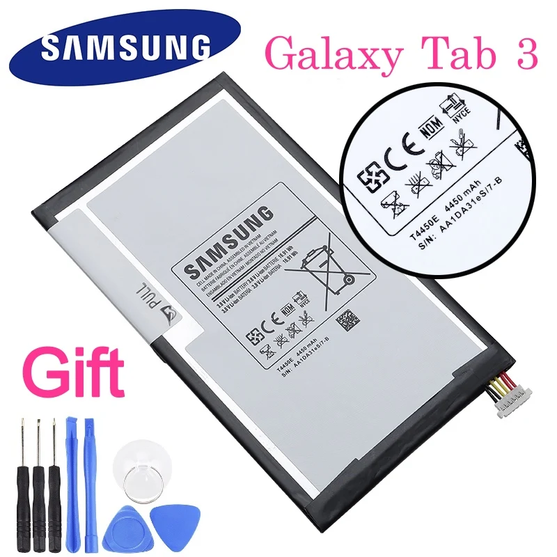 Оригинальный аккумулятор для планшета Samsung T4450E GALAXY Tab 3 8 0 T310 T311 T315 Аутентичные