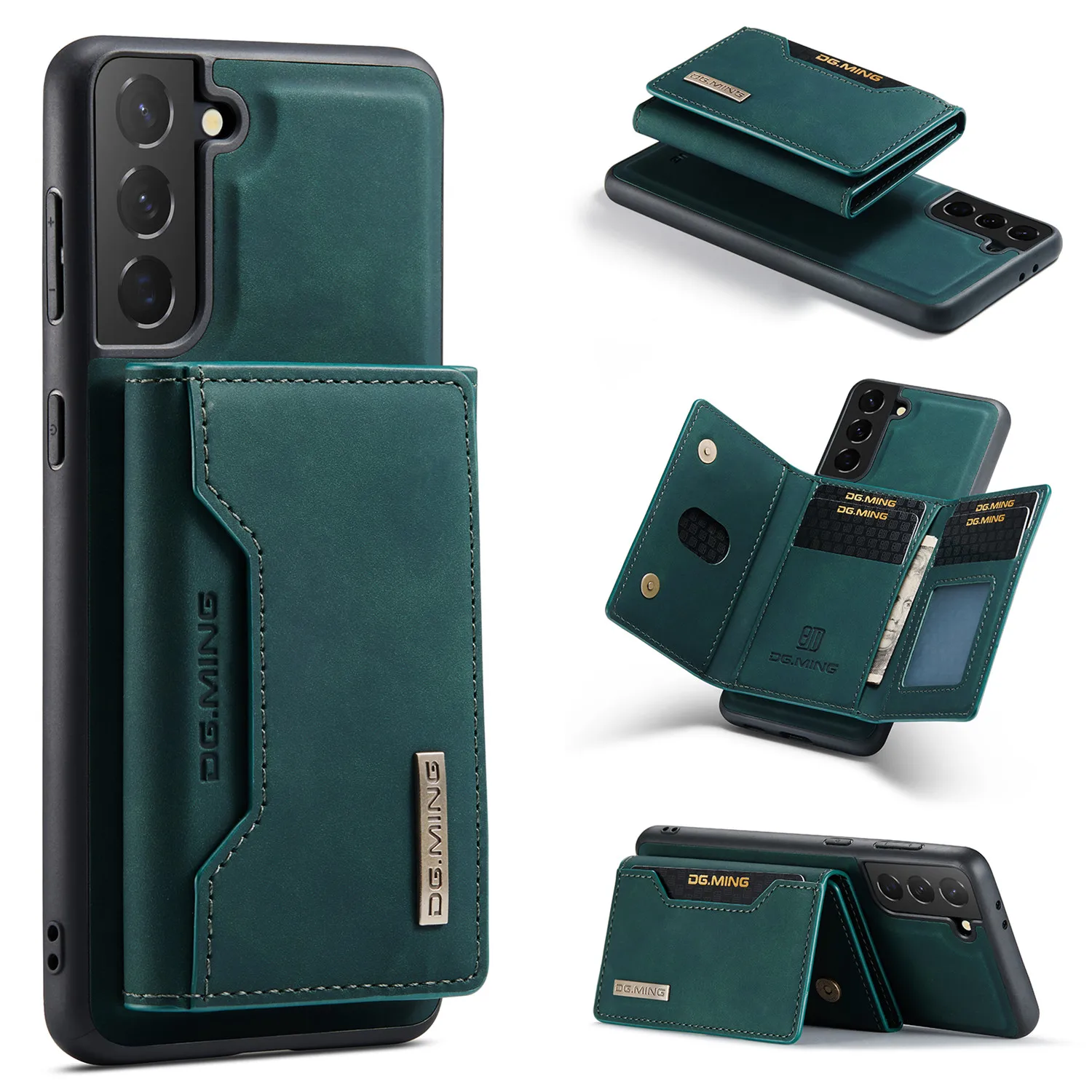 

A52 A72 A42 A32 A22 A51 A71 A21S Magnetic Leather Flip Case For Samsung Galaxy S20 FE S21 Plus Note 20 Ultra Wallet Stand Cover