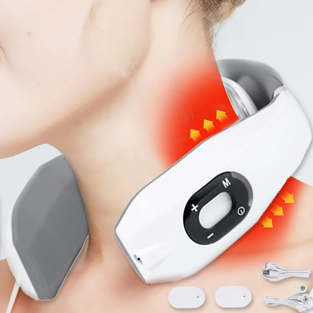 Электрический импульсный массажер для спины и шеи с дальним инфракрасным