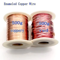 500g 0 25mm 0 38mm 0 51mm 0 67mm 0 85mm 1mm enameled copper wire round winding coil cable
