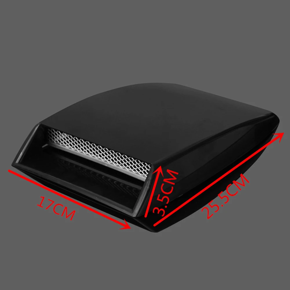 

Cars Decorative Air Flow Intake Hood Simulation Air Vent Universal for Sedans SUVs Trucks