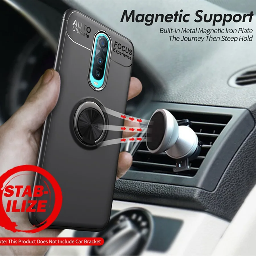 Чехол UPaitou Ring Для OPPO Reno чехол-накладка из мягкого ТПУ с подставкой для Oppo RX17 R17 Neo Pro