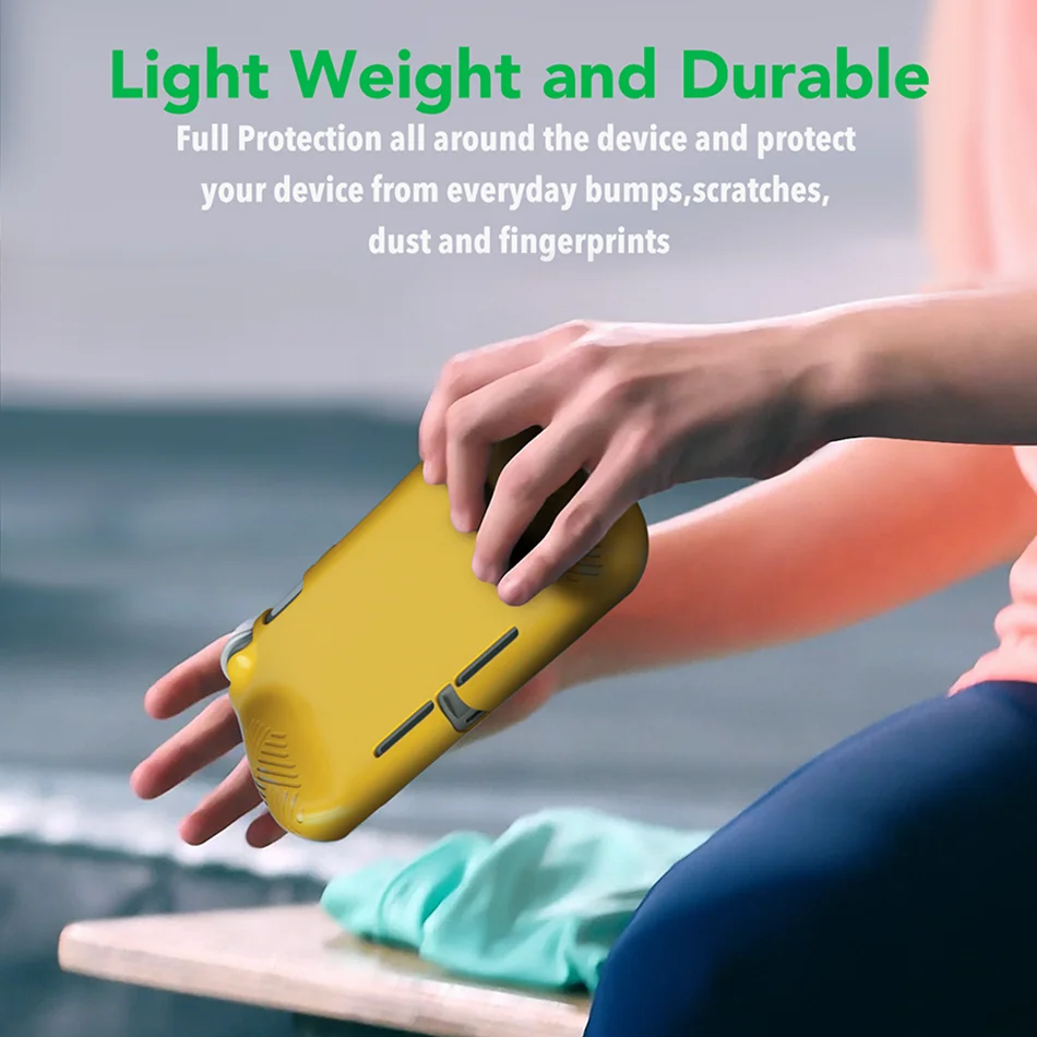 Чехол OIVO shand Switch Lite из закаленного стекла для защиты экрана, набор для Switch Lite, мягкий чехол из ТПУ, HD защита экрана