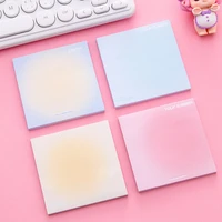 50 sheets cute egg gradient memo pad posted it sticky notes planner sticker notepad office school supplies kawaii stationery