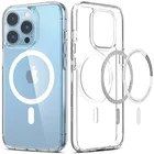 Ультрапрозрачный Магнитный круглый защитный чехол для IPhone 11 12 13 Pro Max Mini XS XR X 8 Plus SE 2020 I Phone 10 Macsafe