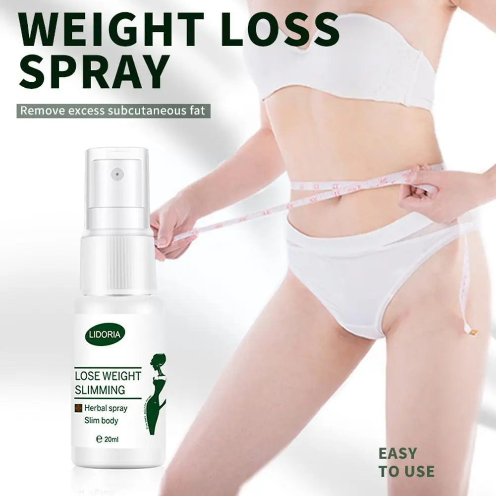 

20ml Fast Fat Burning Slimming Spray Weight Loss Essential Oil Spray Ultra Absorption Cellulite Removal For Arm Buttocks Ab O9S7