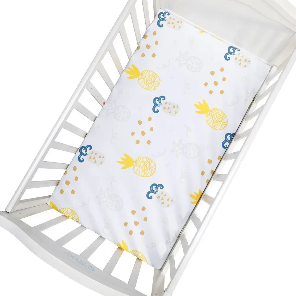 

Kindergarten bedding new style polyester-cotton cartoon crib crib sheet bed sheet single piece for children toddler bedding 2021
