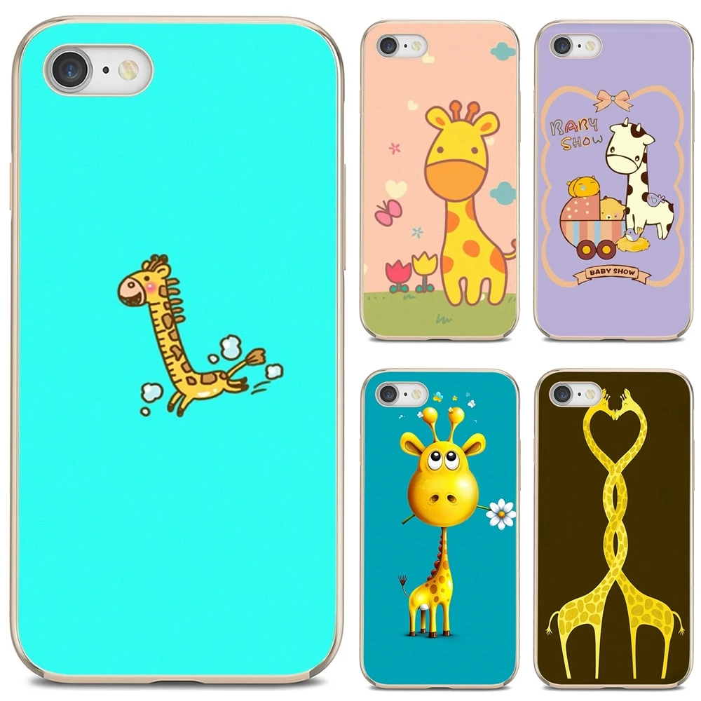 Мягкий чехол с желтым рисунком жирафа для Samsung Galaxy Note 10 20 A3 A5 A6 A7 A8 A9 J7 J6 J4 Plus 2016 2018 2017