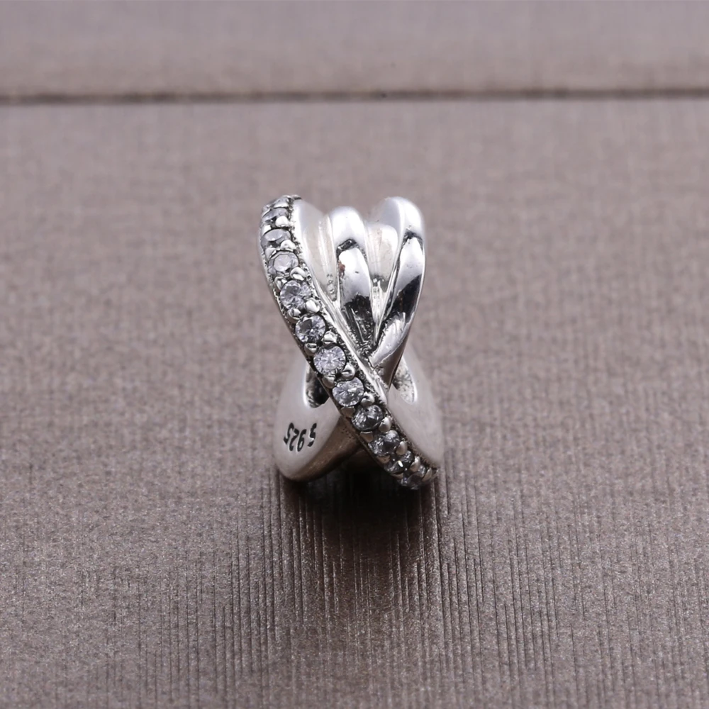 Лунмори 925 стерлингового серебра галактика разделитель бусины Подвески для