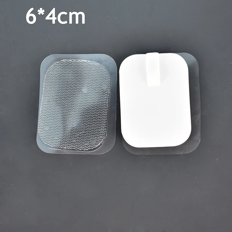 10 шт. 6*4 см многоразовые самоклеющиеся прокладки для электродов ЭМС нерва мышц