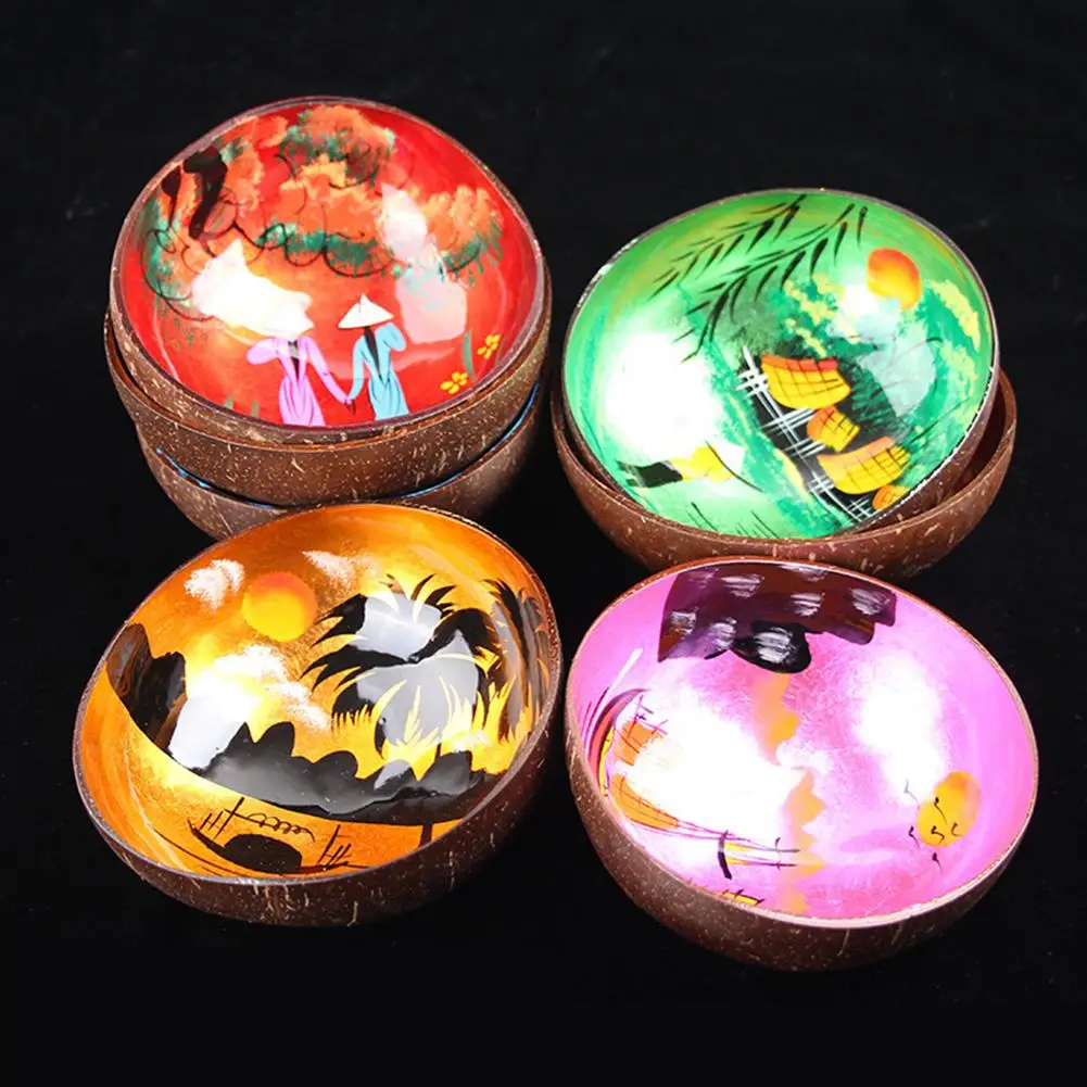 Разноцветные оригинальные фотообои натуральная чаша ручной работы конфеты Sald