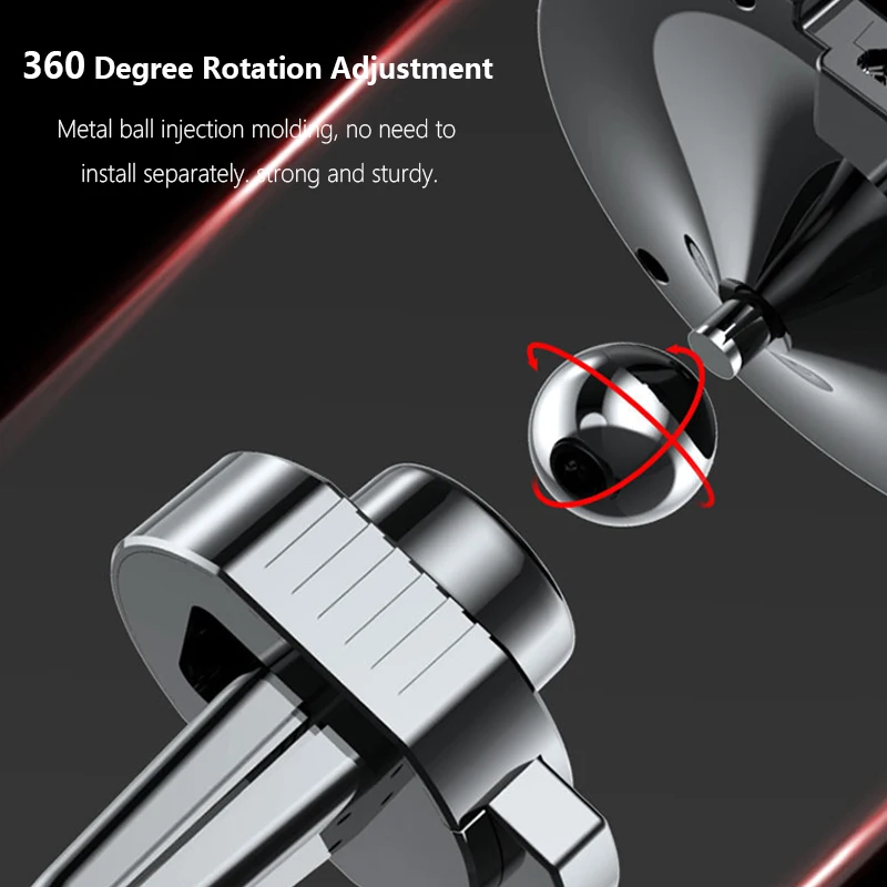 Автомобильный держатель с нанопоглощением Беспроводная подставка для быстрой