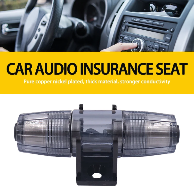 

Автомобильный аудио 60A Чистый медный никель 4/8 Калибр Мини-ANL/MANL/предохранитель AFS держатель Автомобильный аудио страховка сиденья усилител...