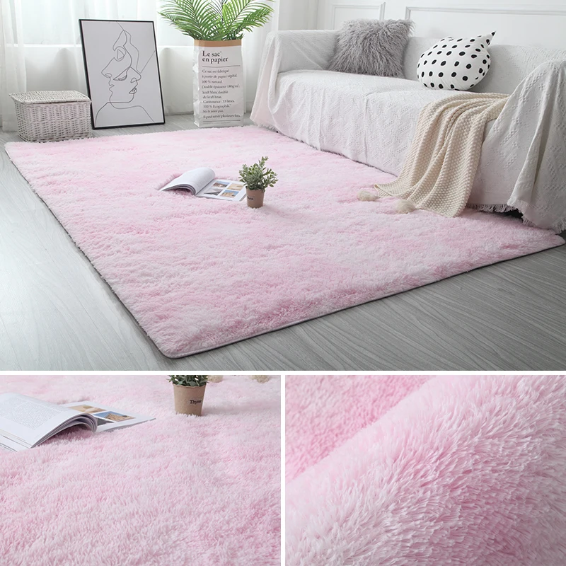 Современные скандинавские коврики с переходом цвета декоративный прямоугольный