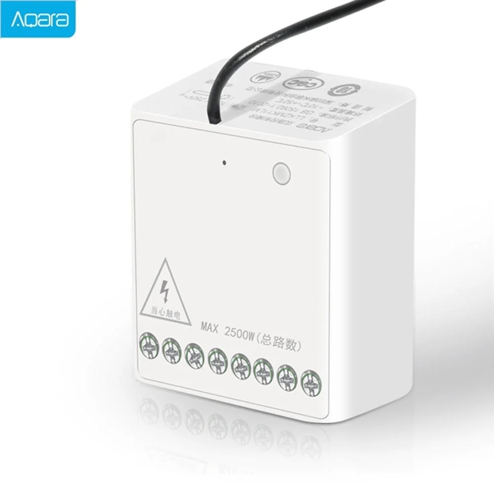 Модуль управления Aqara беспроводной релейный модуль двухканальный работает с
