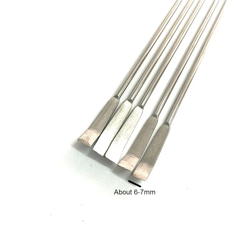 Микрон Совок наркотиков ложка-Скребок Лопата 150 мм Нержавеющая сталь следов