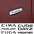 Для Nissan TEANA sentra ROGUE QASHQAI PULSAR PATROL NV200 детское кресло для автомобиля Наклейка на переднее сиденье тюнинг значки металлические аксессуары для автомобиля