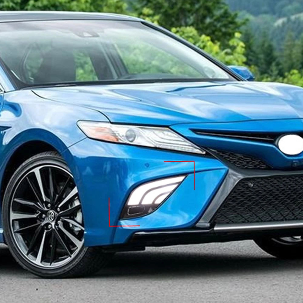 Автомобильный мигающий светодиодный светильник дневного света для Toyota Camry 2 шт.