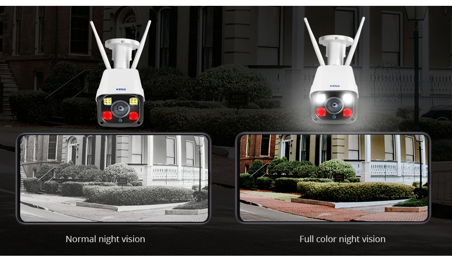 KERUI 2.0MP 1080P Tuya Smart life беспроводная уличная безопасность WiFi ip-камера Full HD IP66 Водонепроницаемая камера видеонаблюдения CCTV