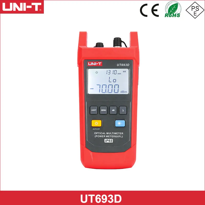 UNI-T Fiber Optic Tool Optical Power Meter Visual Fault Locator UT693D -70-10dBm -50-26dBm 10mW FC/SC/ST Connector