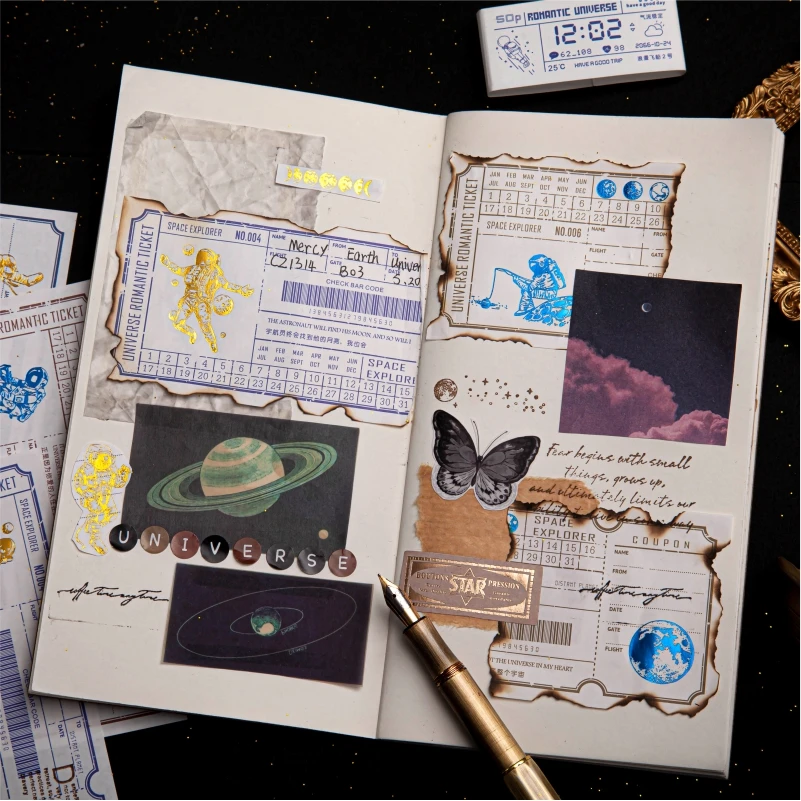 COO NOTE Romance Universe Notes Memo Pad DIY Stickers Pack Label Diary Stationery Album Kawaii | Канцтовары для офиса и дома