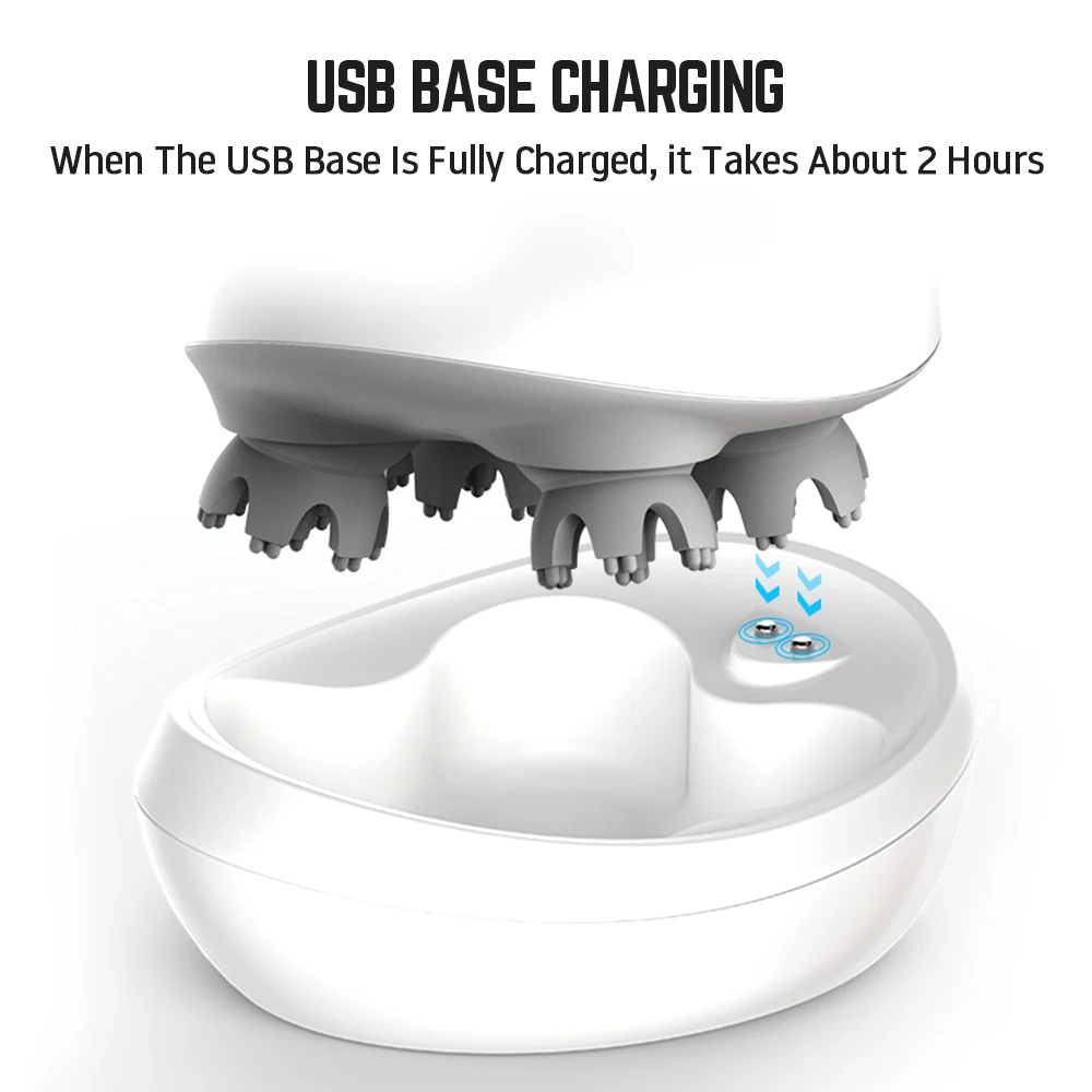 Электрический массажер для головы 3D стерео Массажер кожи предотвращает