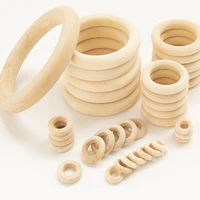 15 100mm natural wooden circle diy crafts embellishment for jewelry making wooden ring children kids teething wooden ornaments