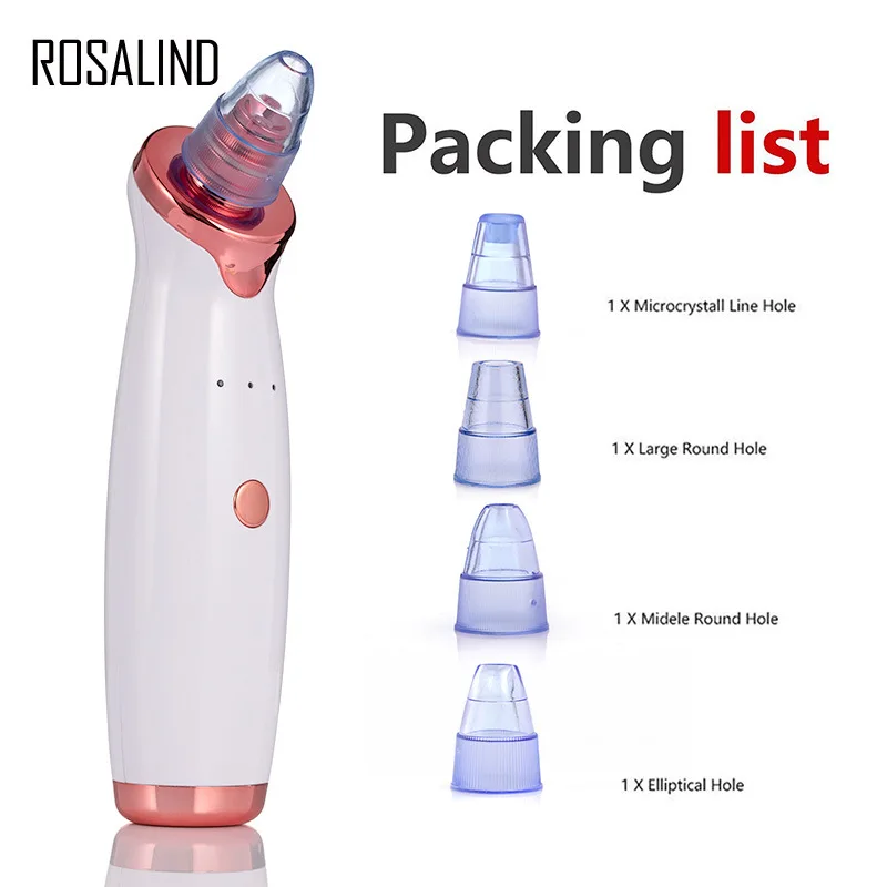 

Blackhead Remover Face Deep Nose Cleaner T Zone Pore Acne Pimple Removal Vacuum Suction Facial Diamond Beauty Clean Skin Tool