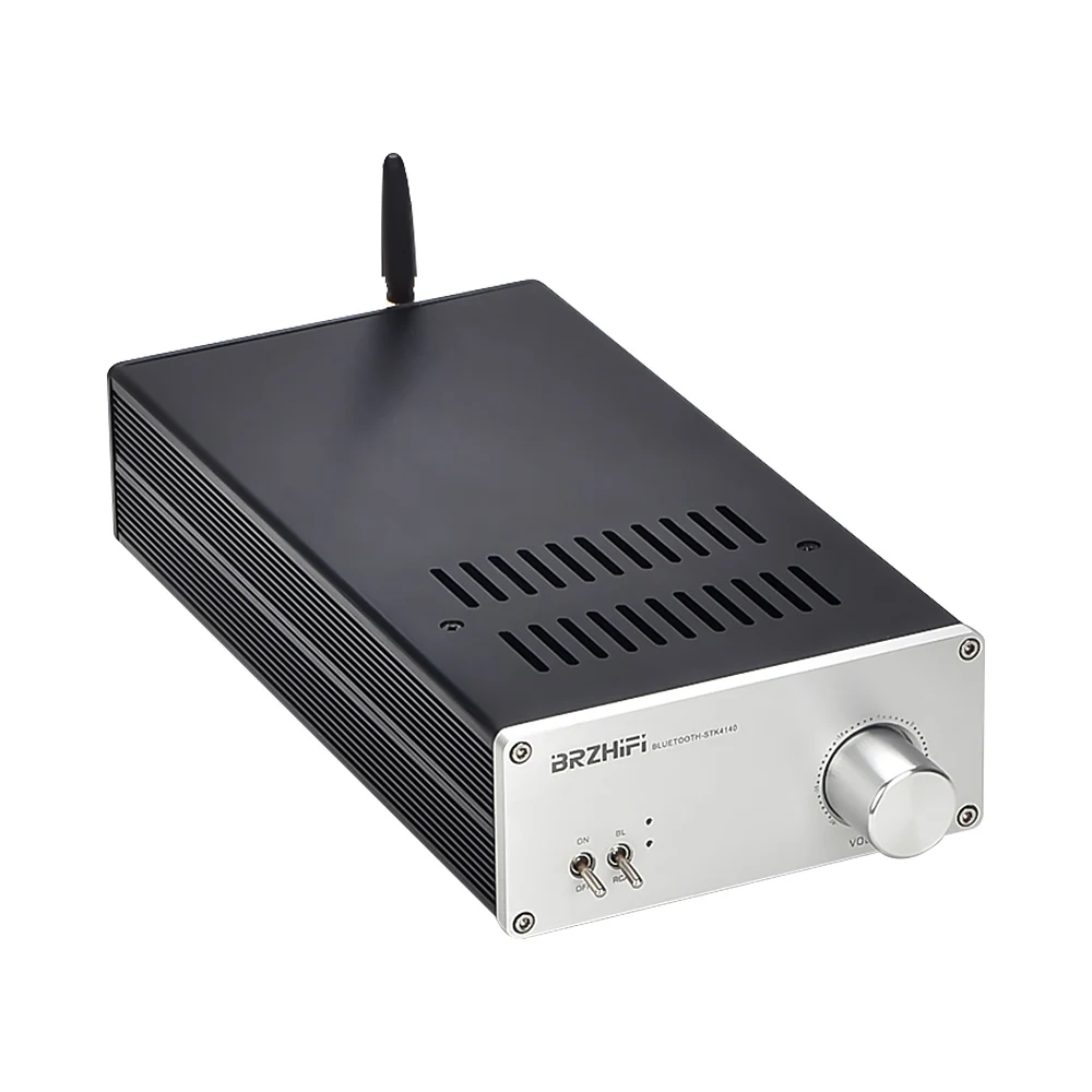 Стерео усилитель мощности BRZHIFI STK4140MK2 Bluetooth 5 0 Hi Fi класса AB 25Wx2 с потенциометром LM1875