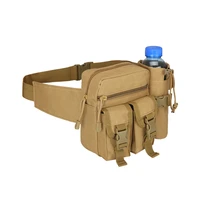 military tactical waist bag fanny pack molle water bottle pouch waterproof outdoor sports running hunting fishing hiking edc bag