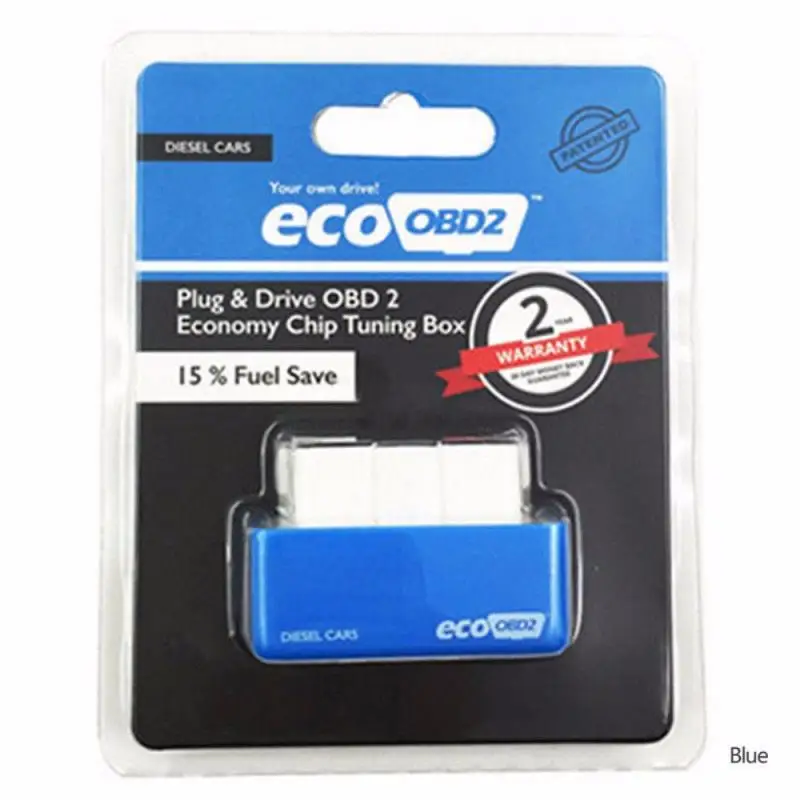 1Pc ECO OBD2 Car Plug Drive Detector Flasher Fuel Power Economy Chip Tuning Box For Petrol Cars Code Readers Tool Saver | Автомобили и