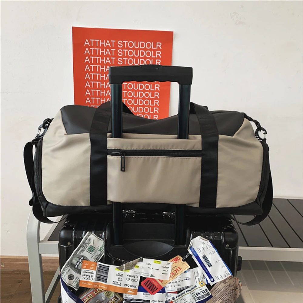 New Large Capacity Sports Bag Waterproof Gym Packable Duffle Travel Dry Wet Separation Backpack Yoga Tote Shoulder Bags  X349A