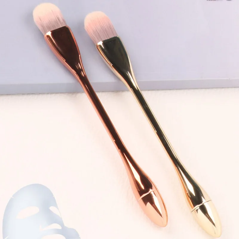 Щетка для пудры из нейлона с пластиковой ручкой щетка румяна маска элегантные и