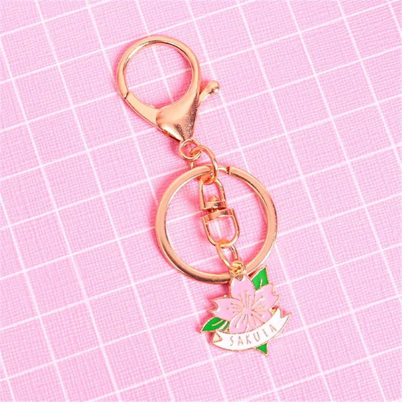

Keychain Creative Cute Key Ring Ring Mobile Phone Key Storage Chain Accessories 2021 New Korea Car Small Pendant Female
