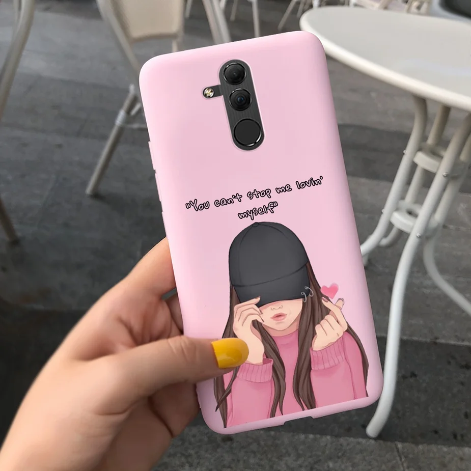 Чехол для Huawei Mate 20 Lite 6 3 дюйма мягкий силиконовый чехол-накладка чехлы телефонов