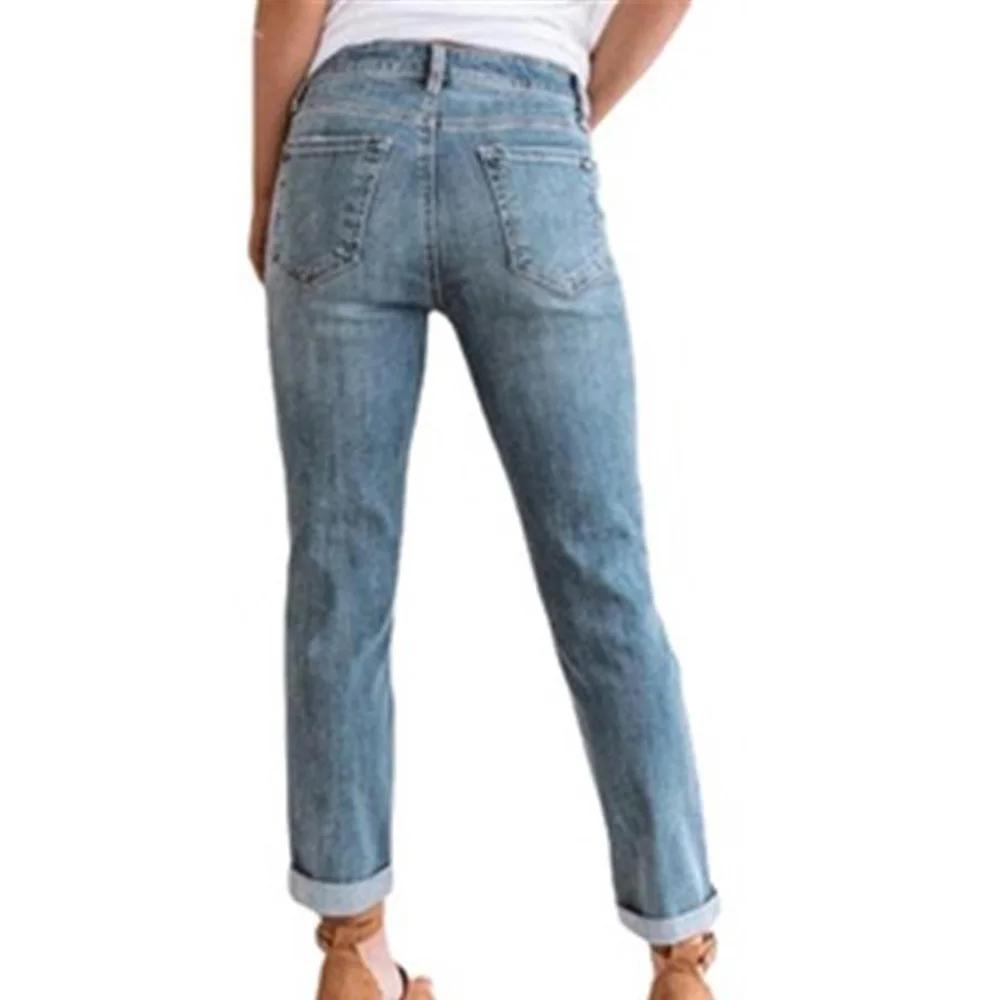 

VICABO Women Vintage Jeans Skinny Denim Pants Female Summer Casual Long Trouers Pencil Pants Denim Joggers High Waist Female