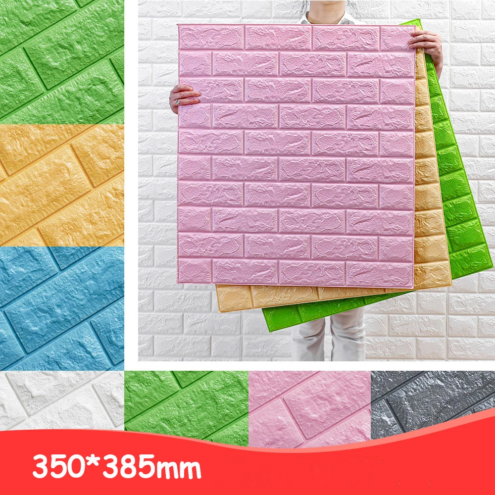 DIY 3D кирпич пенополиэтилен наклейки на стену Обои в гостиную декорированная