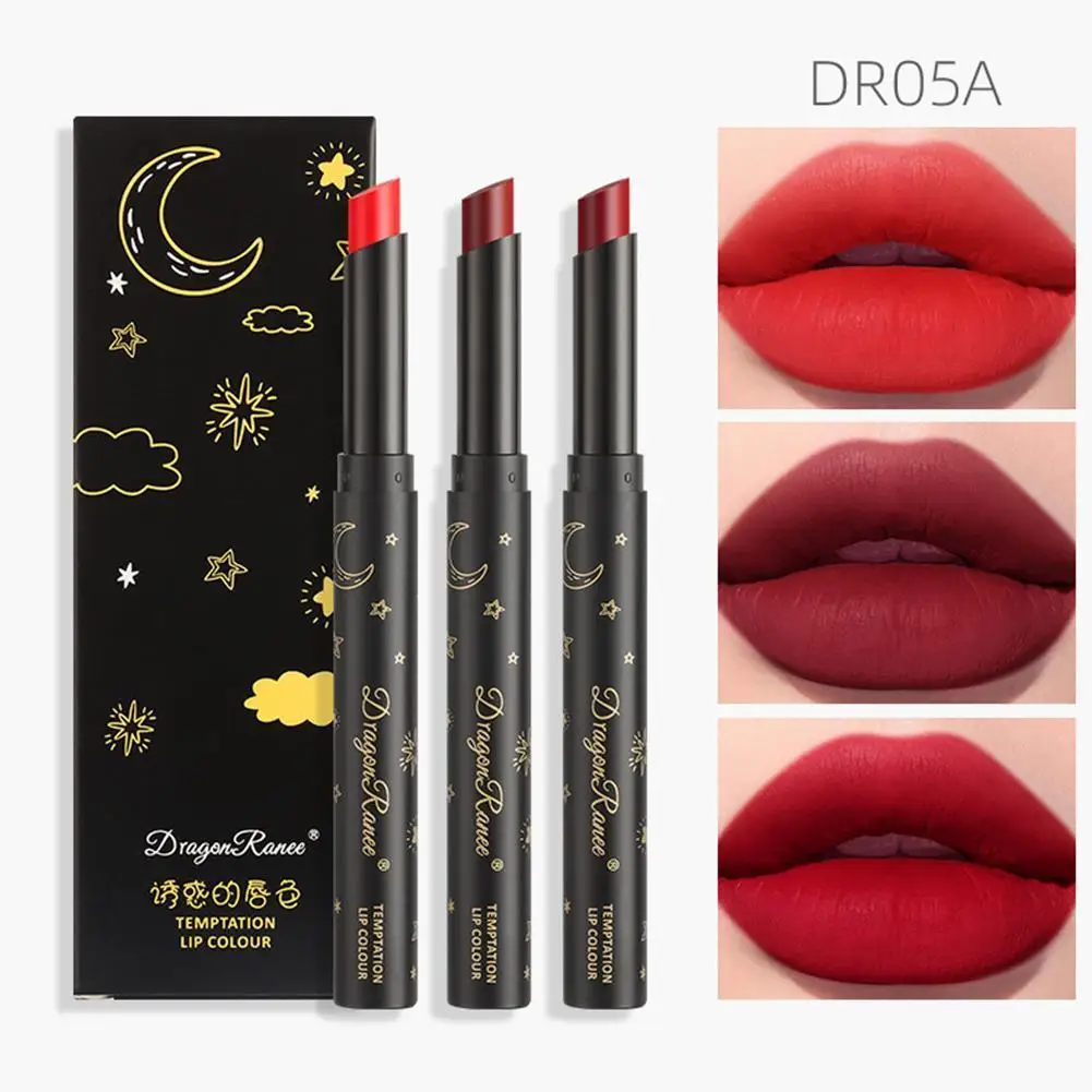

3 PCS Lipstick Velvet Matte Liquid Lip Stick Waterproof Lip Gloss Long Lasting Sexy Women Lip Tint Beauty Cosmetic Hot TSLM1