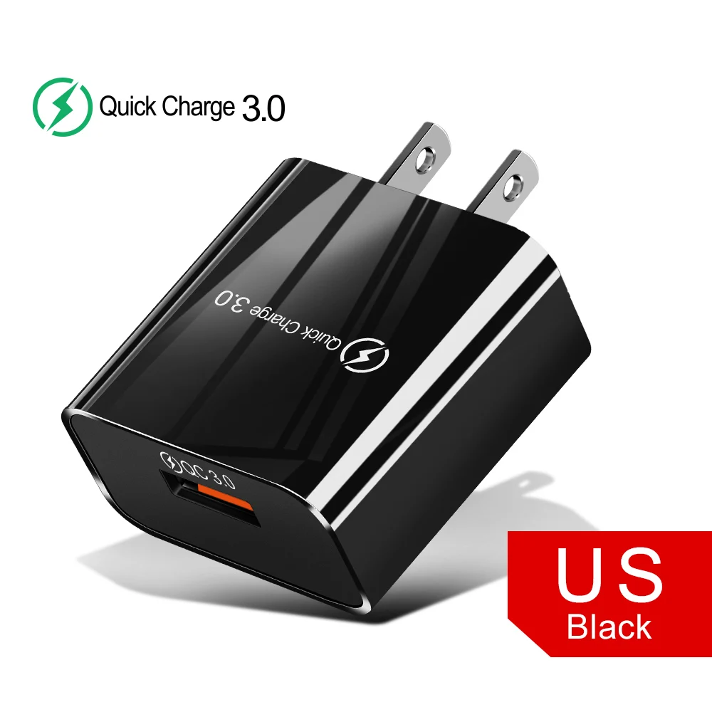 Олаф QC 3,0 USB зарядное устройство quick charge 3,0 для samsung S10 Xiaomi huawei мобильный телефон зарядное устройство адаптер для iphone X 7 8 Plus Xs Max