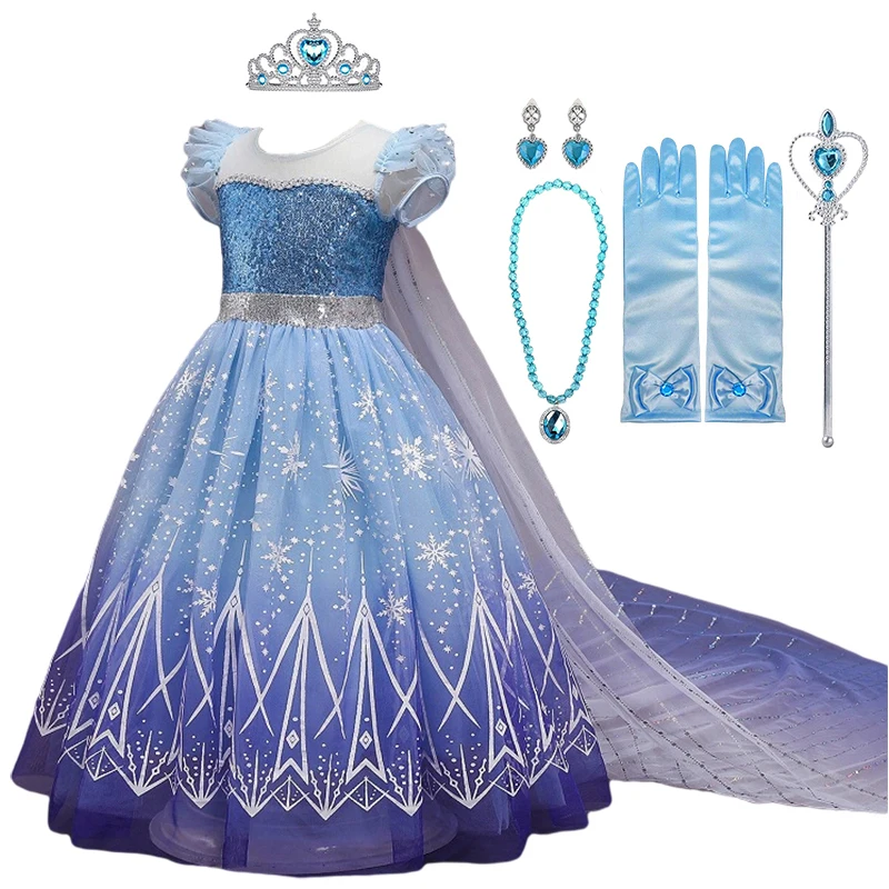 

Children Suit Girl Princess Dress Cosplay Costumes Kids Cosplay Dresses Clothing Children Girl Party Clothes