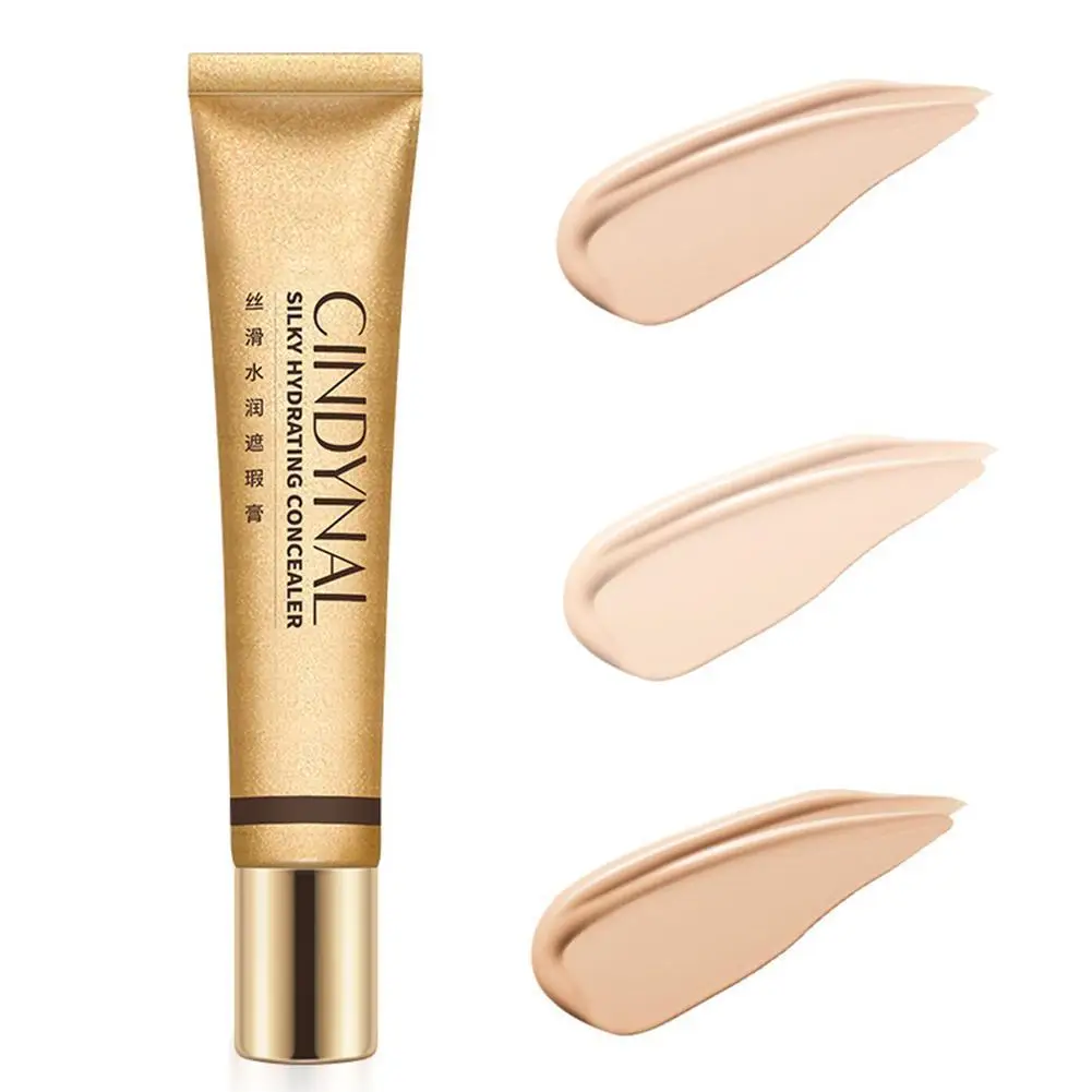 

Small Golden Tube Silky Moisturizing Nourishing Concealer To Foundation And Acne Cover Freckles Circles Makeup Dark Cream Y4S0