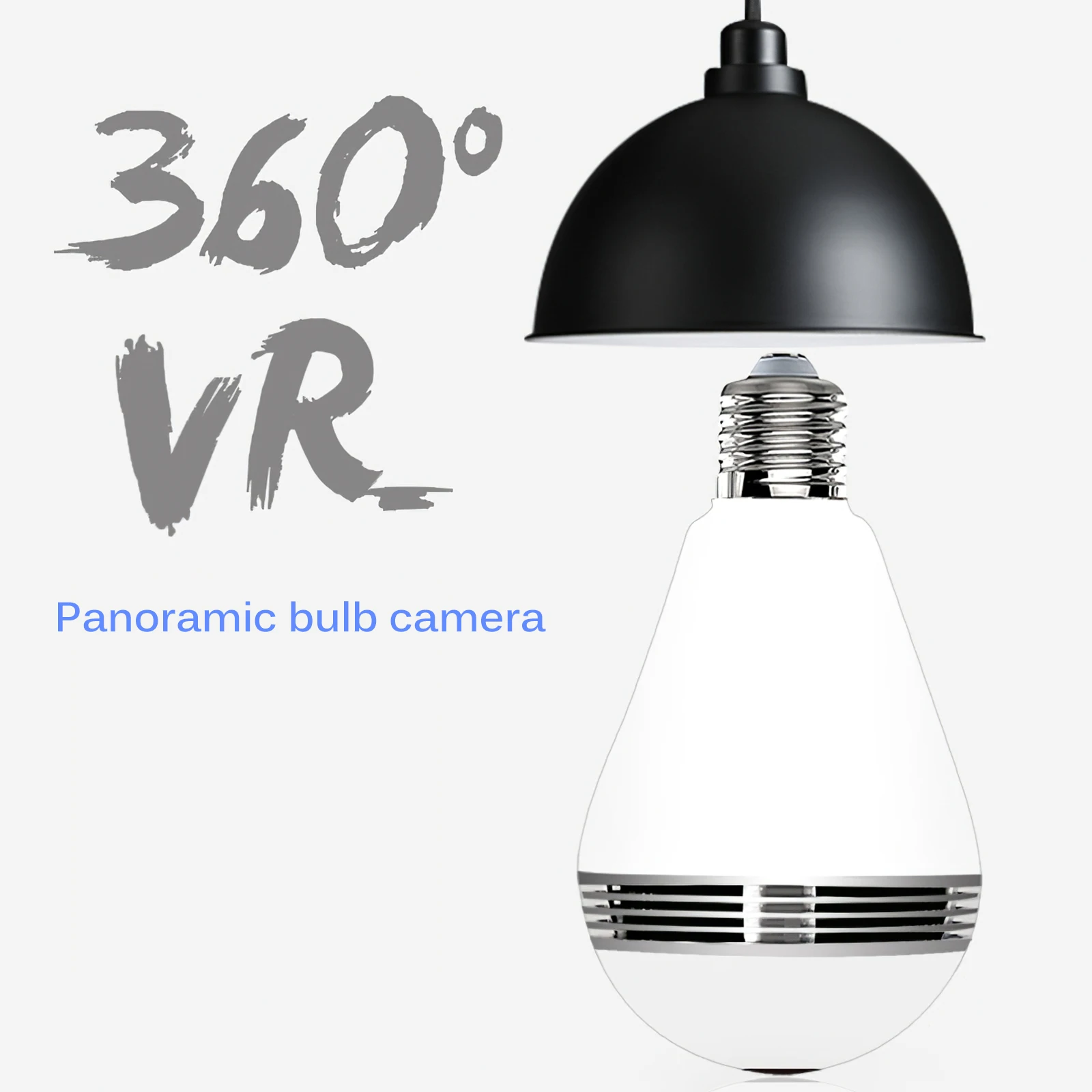 

WIFI Camera 360 CCTV Night Vision Bulb Camera Panoramic Lamp Camera Wireless IP Camera Remote Degree Monitoring Security