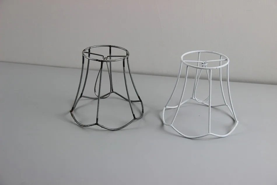 3 шт. диаметр 13 см железо обрамление фары кольцевая лампа абажур DIY абажур проволочная рама, зажим на