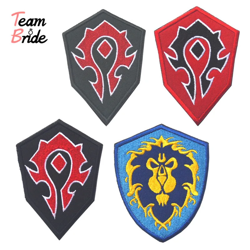 WOW World Alliance / Horde forces camp sided вышитый патч значок нарукавная повязка тактические