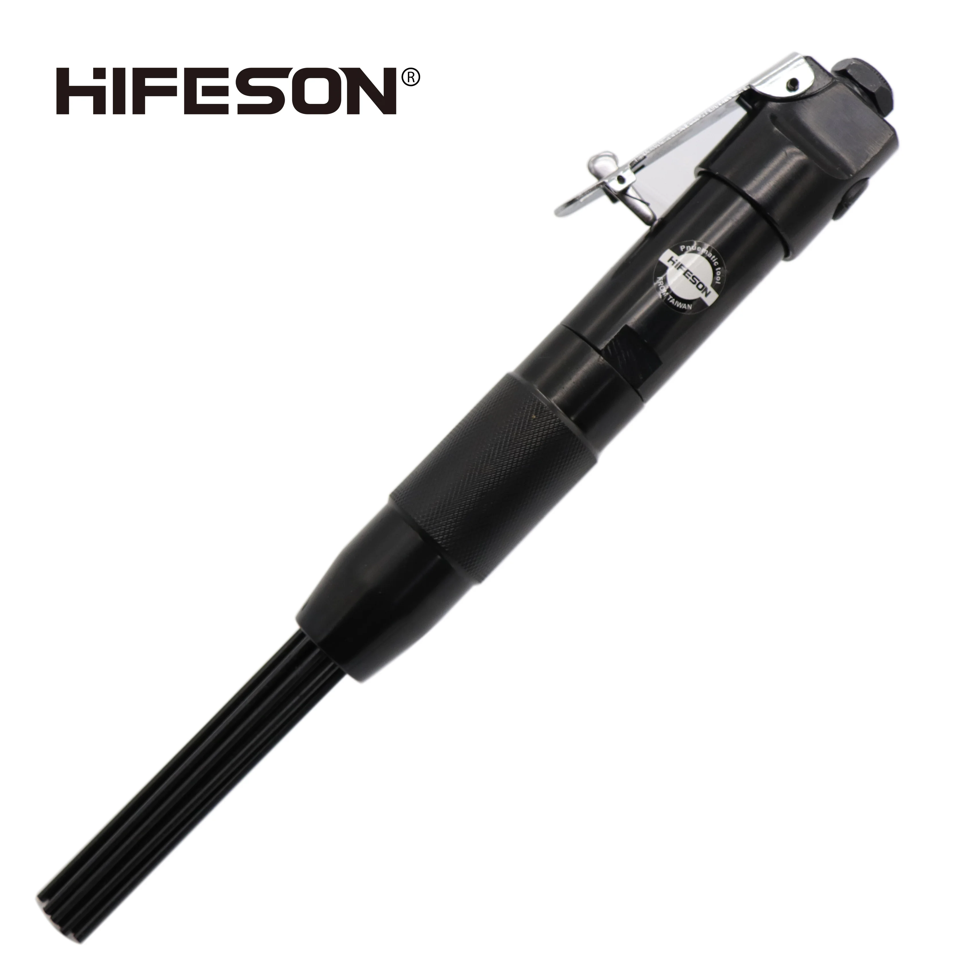 HIFESON High Quality Pneumatic Air Scalers Rust Removal Gun E2 0.3mm 12 Needle Straight Air Rust Remover Tools