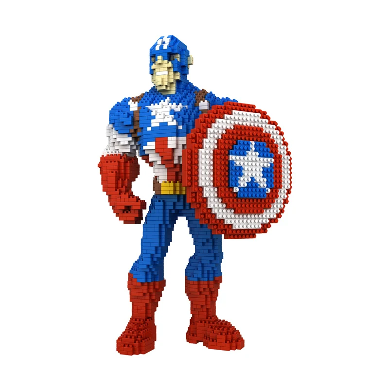 Конструктор Супергерои Marvel фигурки героев алмазная Черная пантера экшн Тор