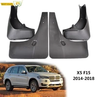 4pcs front rear molding mud flaps mudguards splash guards for bmw x5 f15 2014 %e2%80%93 2018 mudflaps 2015 2016 2017 car styling